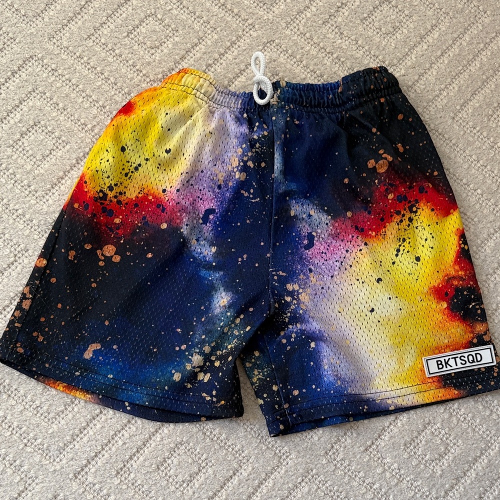 Galaxy Print Kids Shorts BKTSQSD